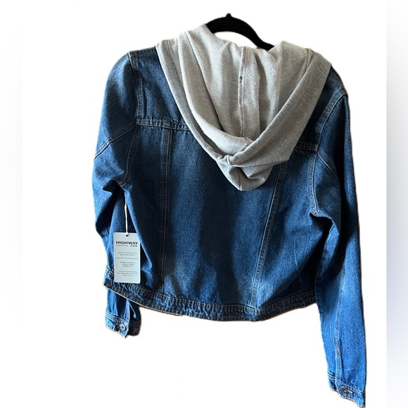 Hoodie Jean Jacket - Picture 3 of 5